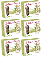 6 x Le Pain Des Fleurs Org GF Buckwheat Crispbread - 150g