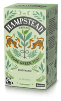4 x Hampstead Tea Org Demeter Green Tea Bags - 20pc
