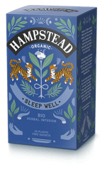 4 x Hampstead Tea Org Sleep Well Tea Bags - 20pc