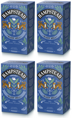 4 x Hampstead Tea Org Sleep Well Tea Bags - 20pc