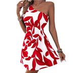 New Arrival Elegant French-style White Floral-print Dress