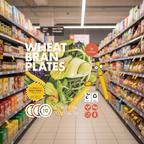 Stroodles Edible Plates (20cm) from Wheat Bran - 10pc