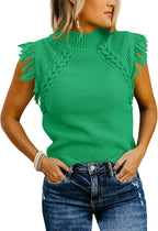 Casual Weaving Sleeveless Sweater Vest
