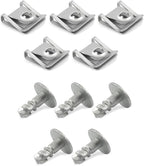 VAG Engine Undertray Fastener Kit - Turn Screws & Speed Nuts for Splash Shield 8D0805960