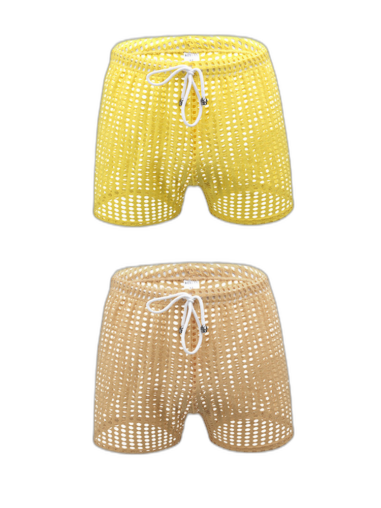 2 Pack Men's Breathable Mesh Odor-Control Seamless Comfort Midway Briefs