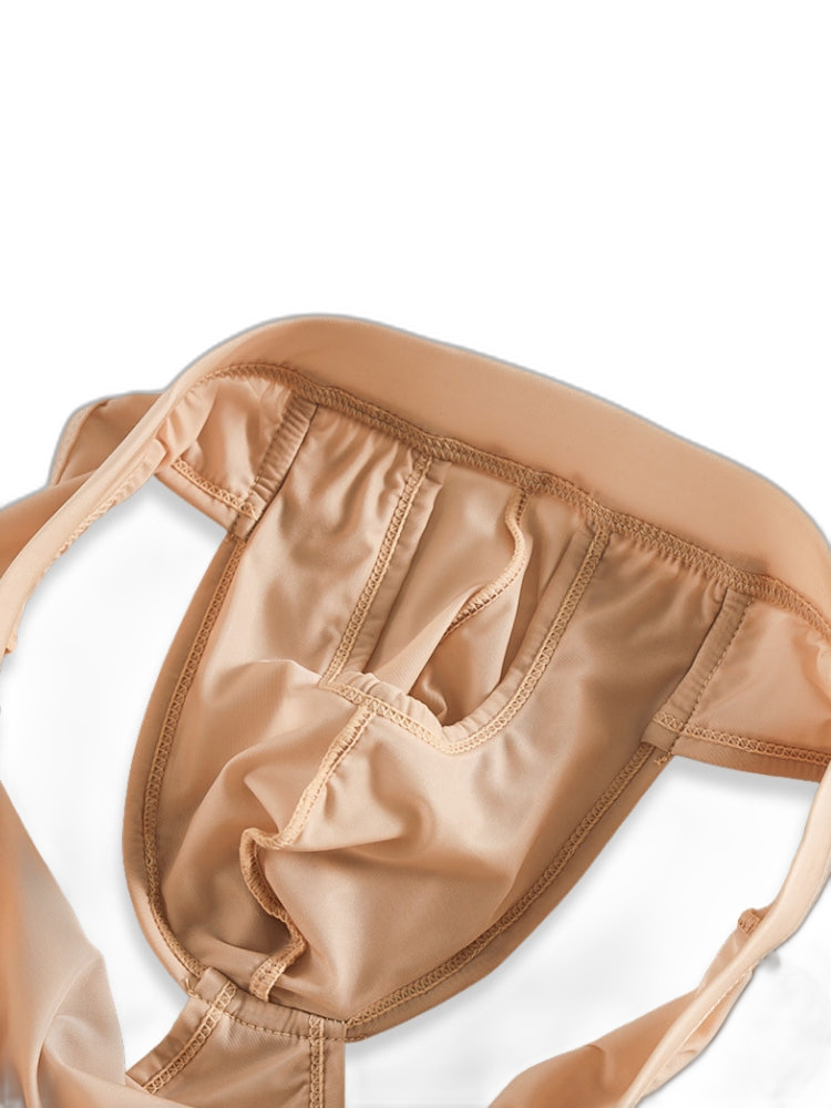 3 Pack Men's Fly Opening Supportive Pouch Stretch Premium Briefs