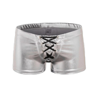 Super Booty Drawstring PU Leather Boxers