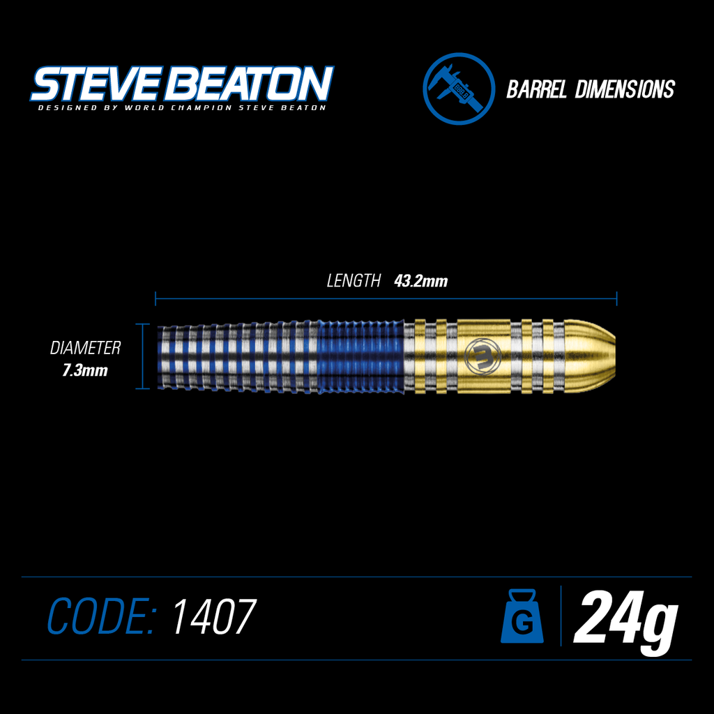 Winmau Steve Beaton 90% Darts