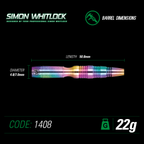 Winmau Simon Whitlock 90% Urban Grip Darts