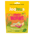 10 x Jealous Sweets Tangy Worms   Share Bag - 125g