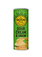 8 x The Good Crisp Company Sour Cream & Onion - 160g