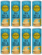 8 x The Good Crisp Company Sea Salt & Vinegar - 160g
