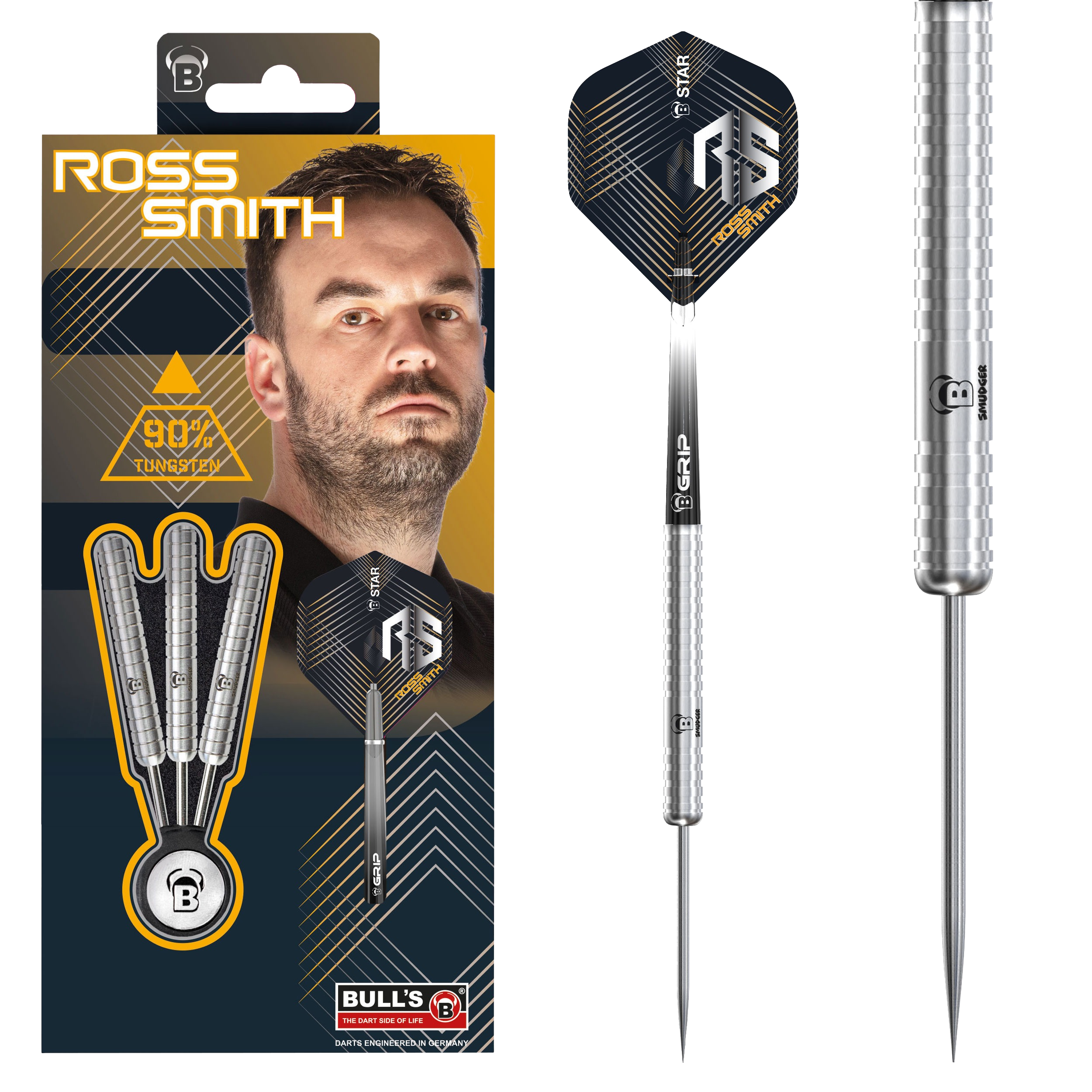 Bull's Ross Smith Steel Darts 90% Tungsten