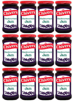12 x Chivers Blackcurrant Jam 370G