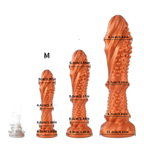 OrbArmor - Textured Silicone Dildo - Suction Cup Dildo