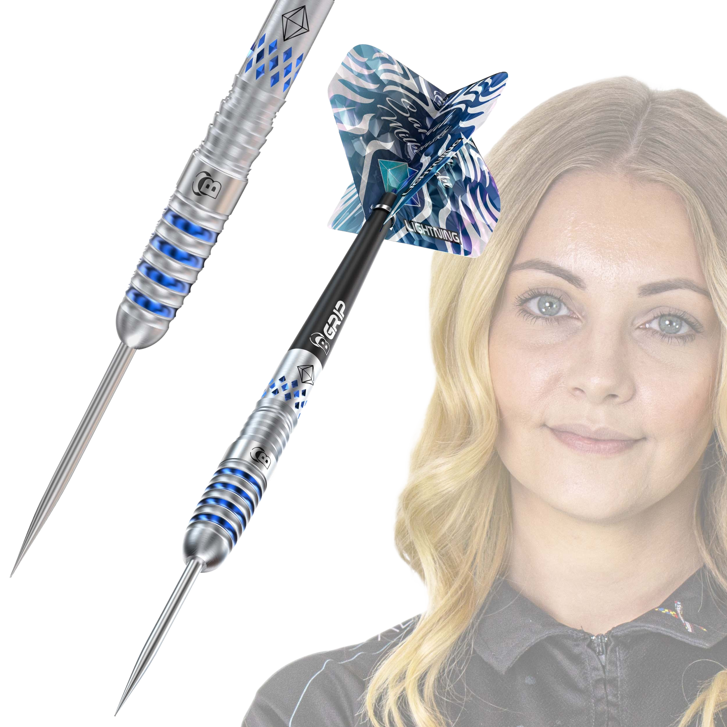 Bull's Sarah Milkowski Steel Darts 90% Tungsten