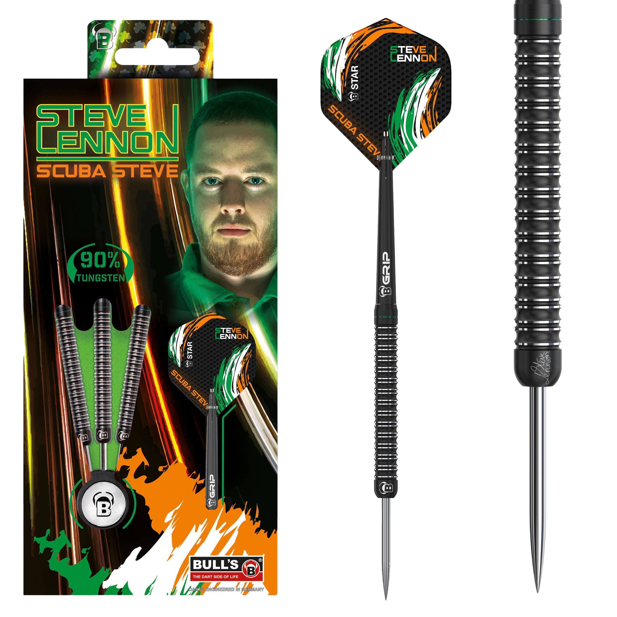 Bull's Steve Lennon Steel Dart 90% Tungsten