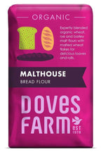5 x Doves Farm Organic Malthouse Bread Flour - 1kg