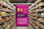 5 x Doves Farm Organic Malthouse Bread Flour - 1kg