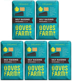 5 x Doves Farm Organic Self Raising Wholemeal Flour - 1kg