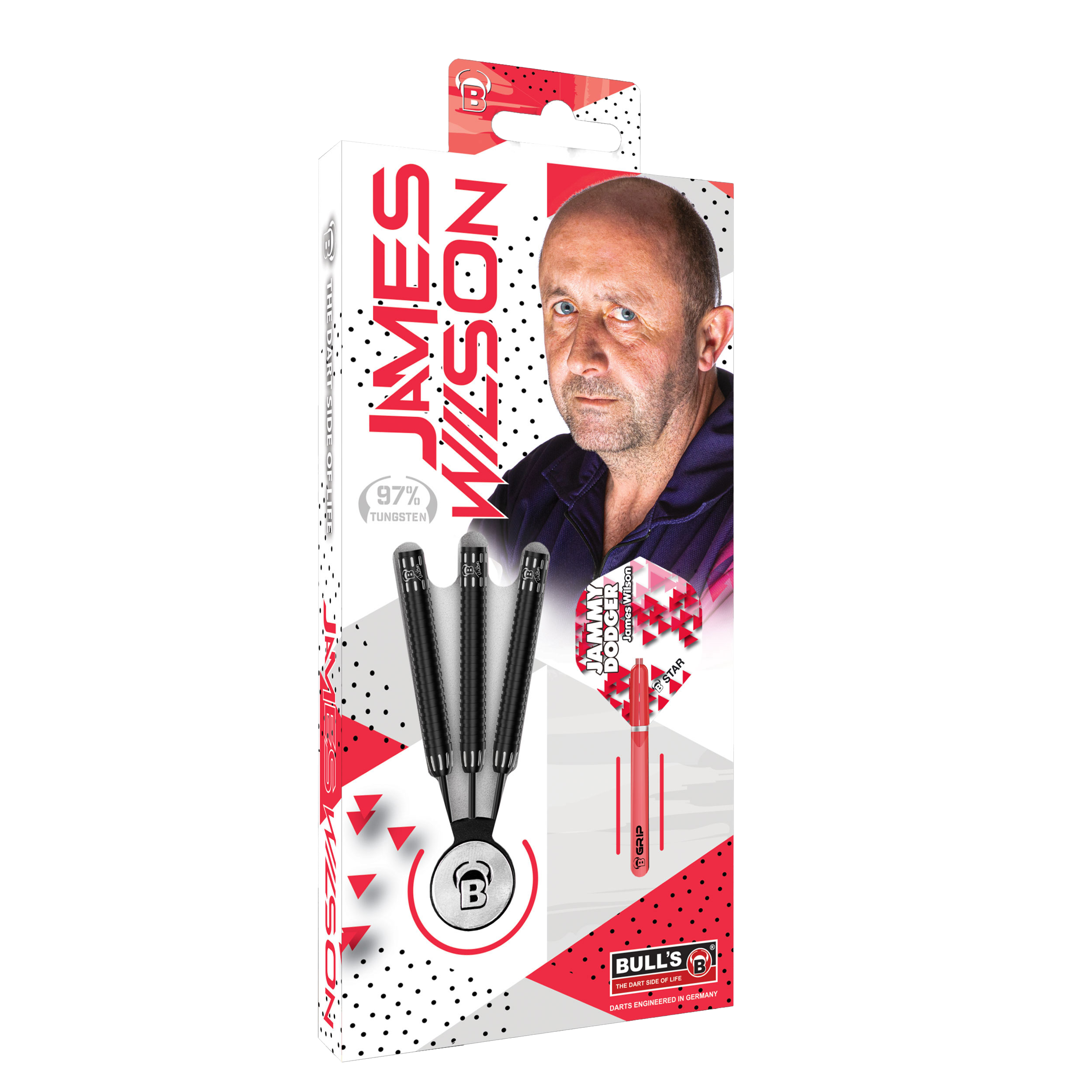 Bull's James Wilson Steel dart 97% Tungsten