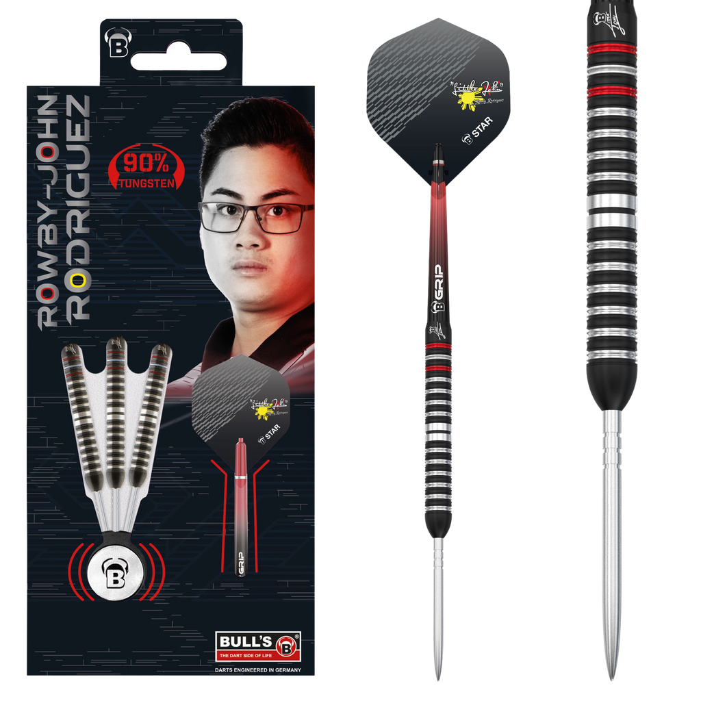 Bull's Rowby-John Rodriguez Steel Darts 90% Tungsten