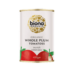 Biona Organic Whole Plum Peeled Tomatoes - 400g