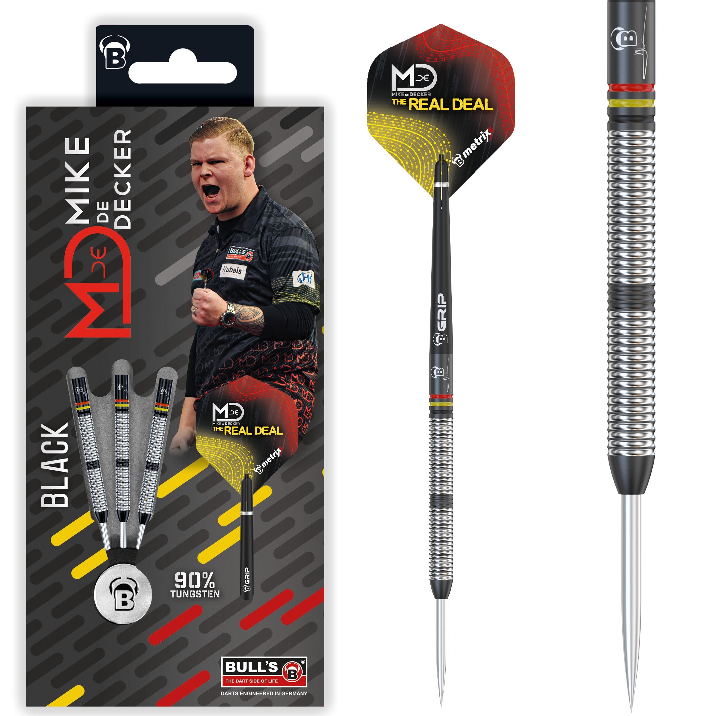 BULL'S Mike de Decker Black Edition 90%