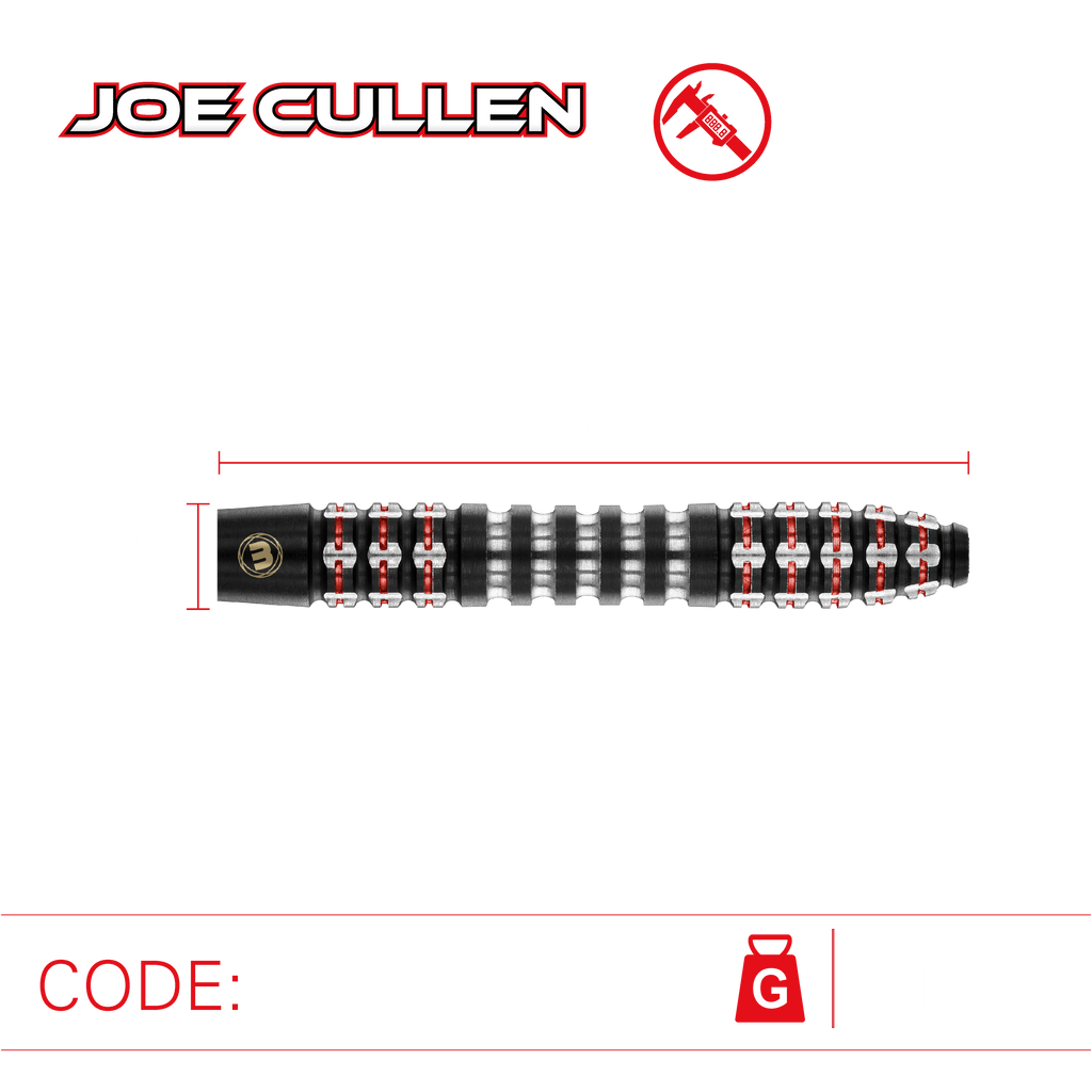 Winmau Joe Cullen Ignition Series 90% Tungsten Steeltip darts