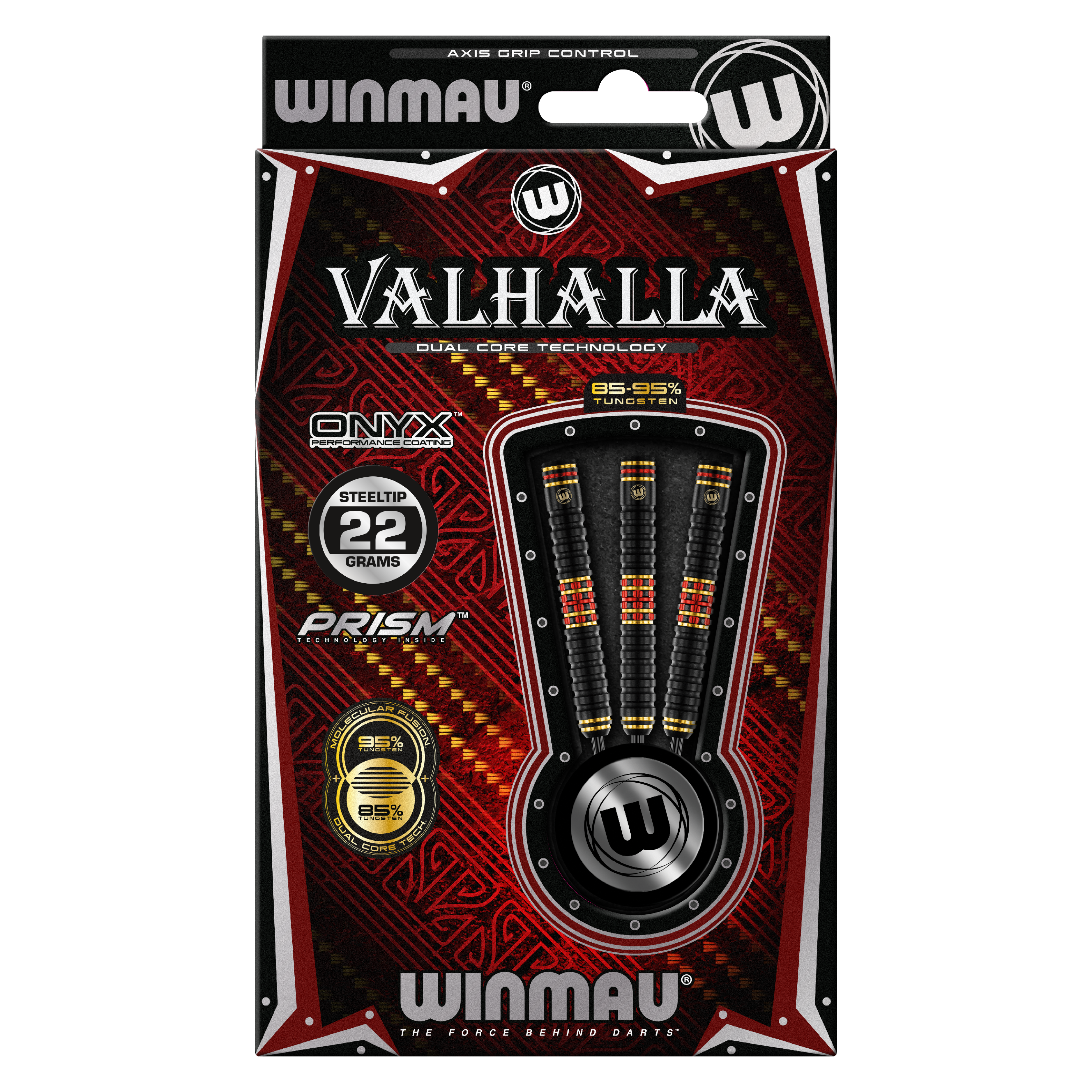 Winmau Valhalla 85-95% Tungsten Steeltip darts