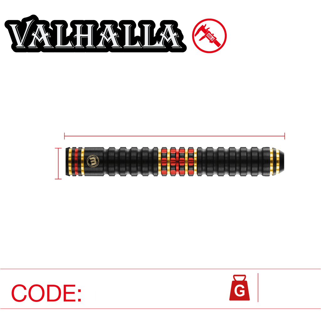 Winmau Valhalla 85-95% Tungsten Steeltip darts