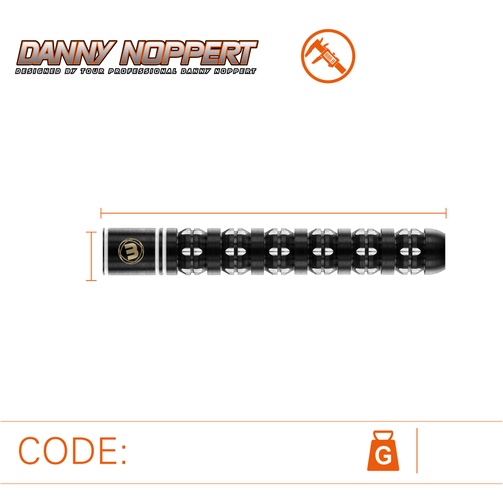 Winmau Danny Noppert Freeze Edition 90% Tungsten Steeltip darts
