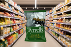 24 x Tyrrells Sea Salt & Cider Vinegar potato crisps - 40g