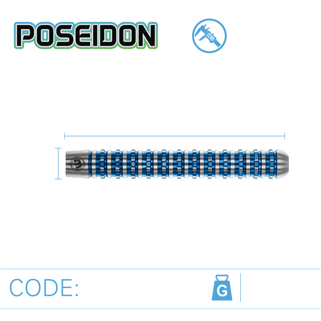 Winmau Poseiden 90% Tungsten Steeltip darts