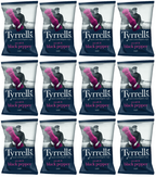 12 x Tyrrells Sea Salt & Black Pepper Potato Crisps - 150g