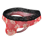 Floral Fantasy Lace Men's Thong