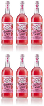 6 x Heartsease Farm Sparkling Raspberry Lemonade - 750ml