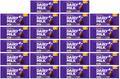 22 x Cadbury Made To Share Dairy Milk Bar - 95GM