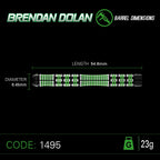 Winmau Brendan Dolan 90% Darts
