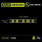 Winmau MvG Pro Series 85%