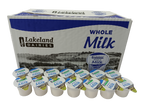 120x Semi Skimmed vs Whole Milk 12ml Pots UHT Long Life Jiggers Portion Lakeland