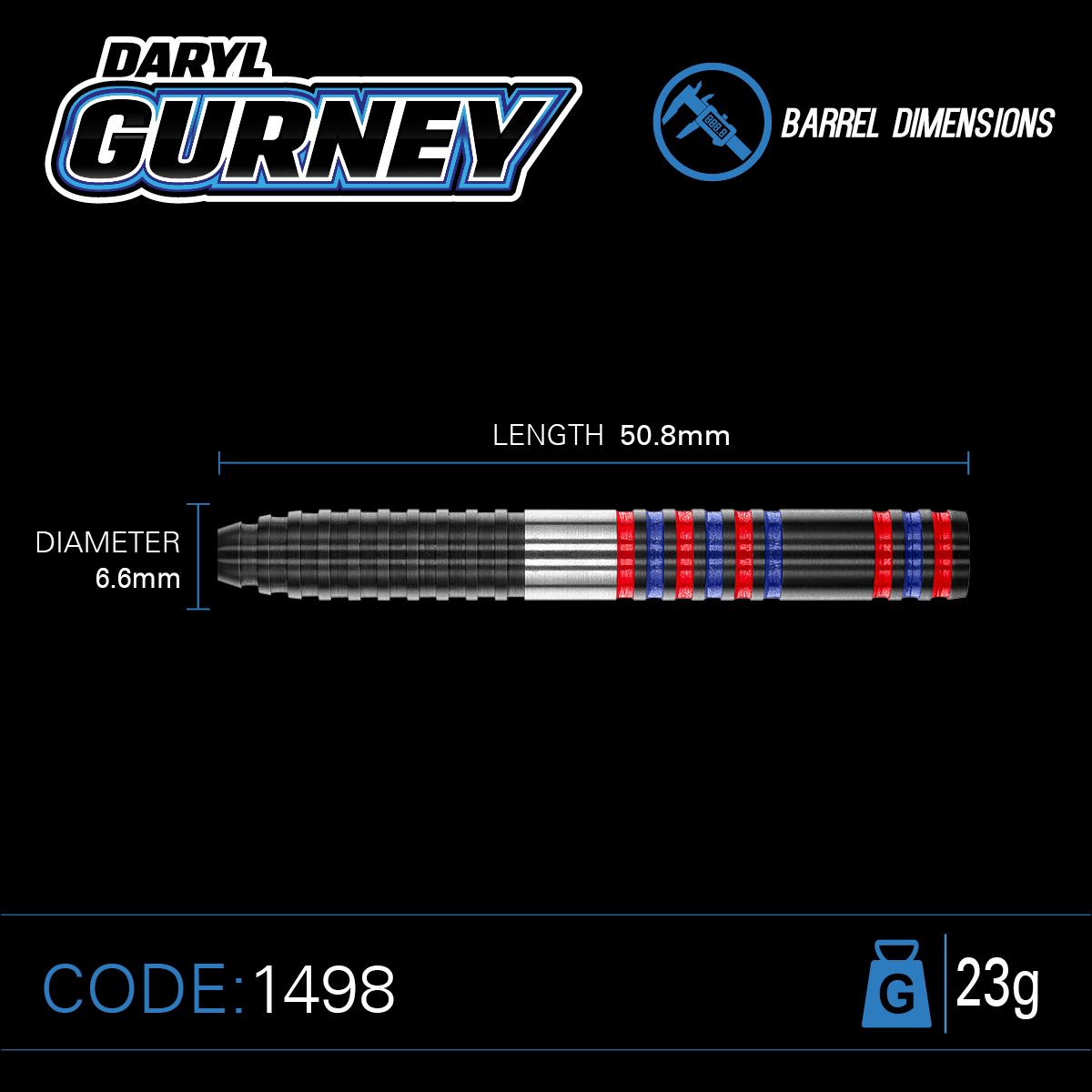 Winmau Daryl Gurney Pro-Series 85%
