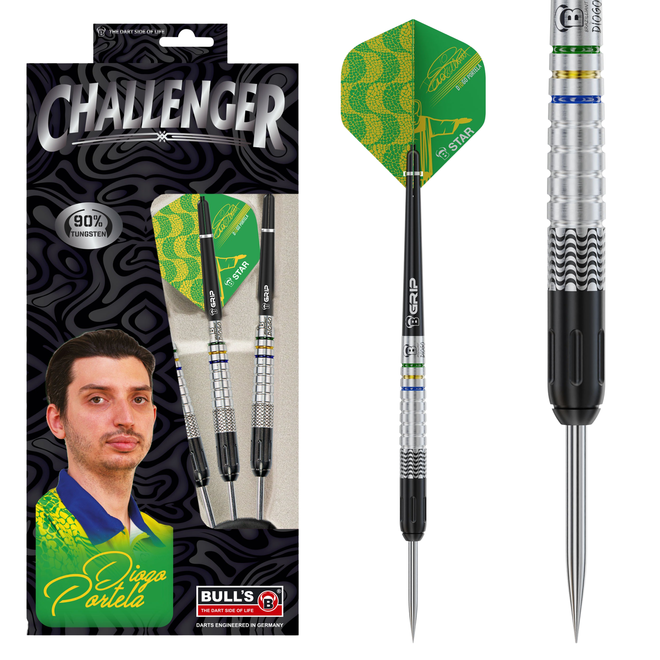 Bull's Challenger Diogo Portela 90% Tungsten