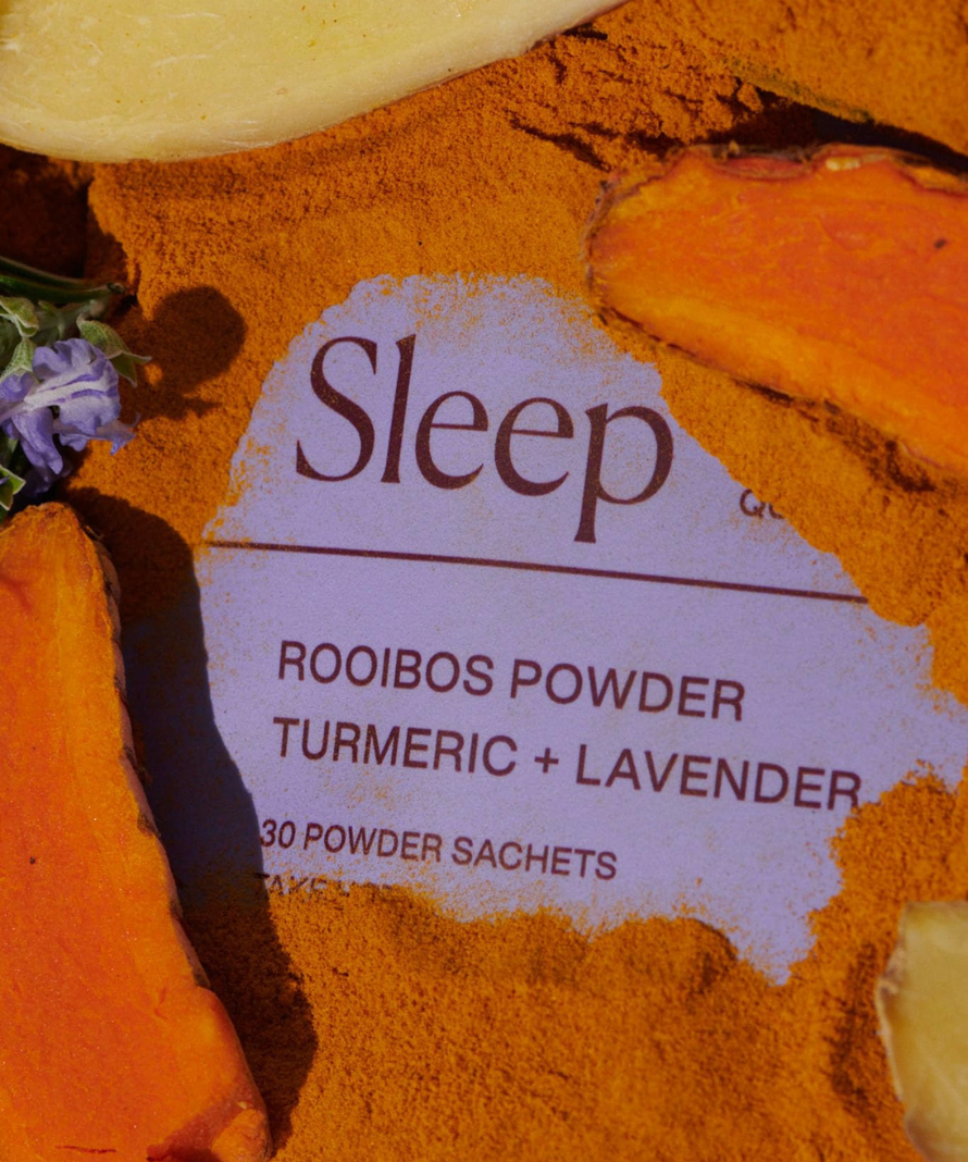 MISSION SLEEP Rooibos Powder x30 Sachets (Turmeric + Lavender)