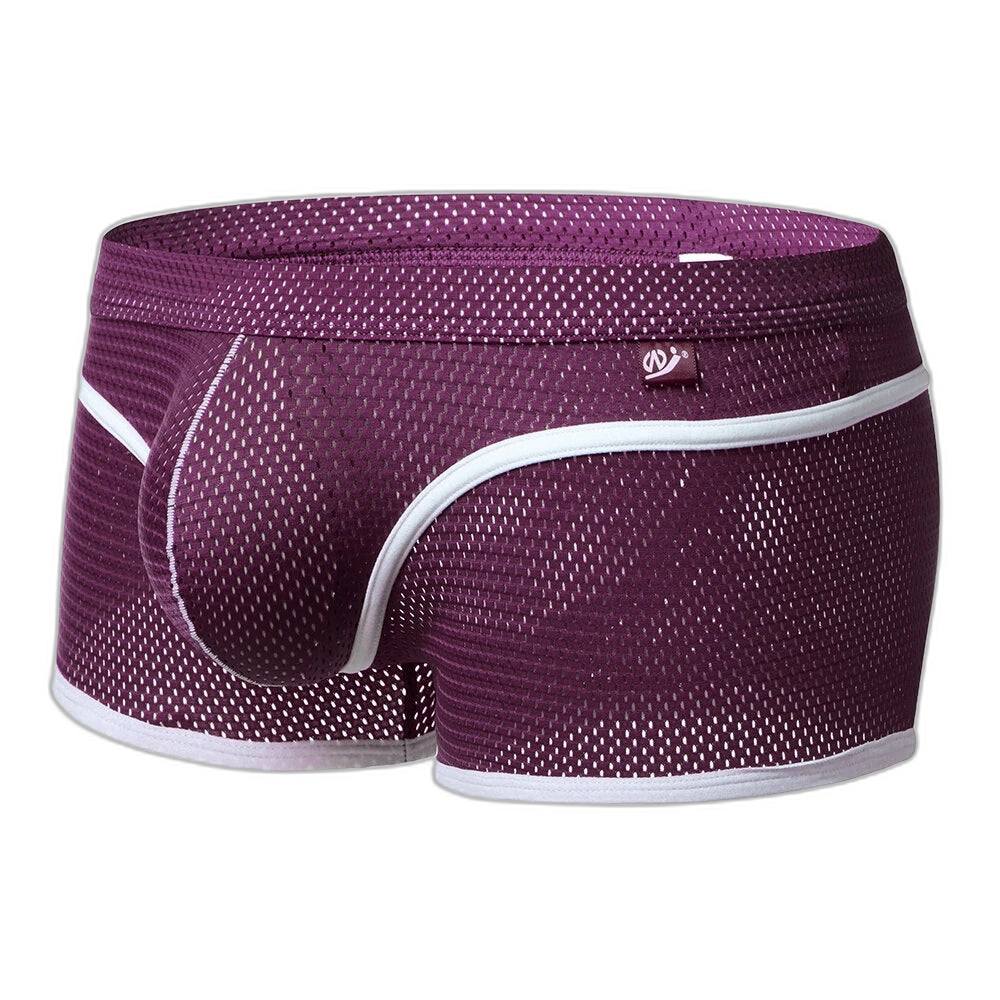 2 Pack Breathable Mesh Lightweight Summer Men's Boxer Briefs