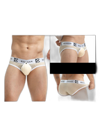 2 Pack Men's Sexy Mesh Front Opening Sponge Coaster Briefs