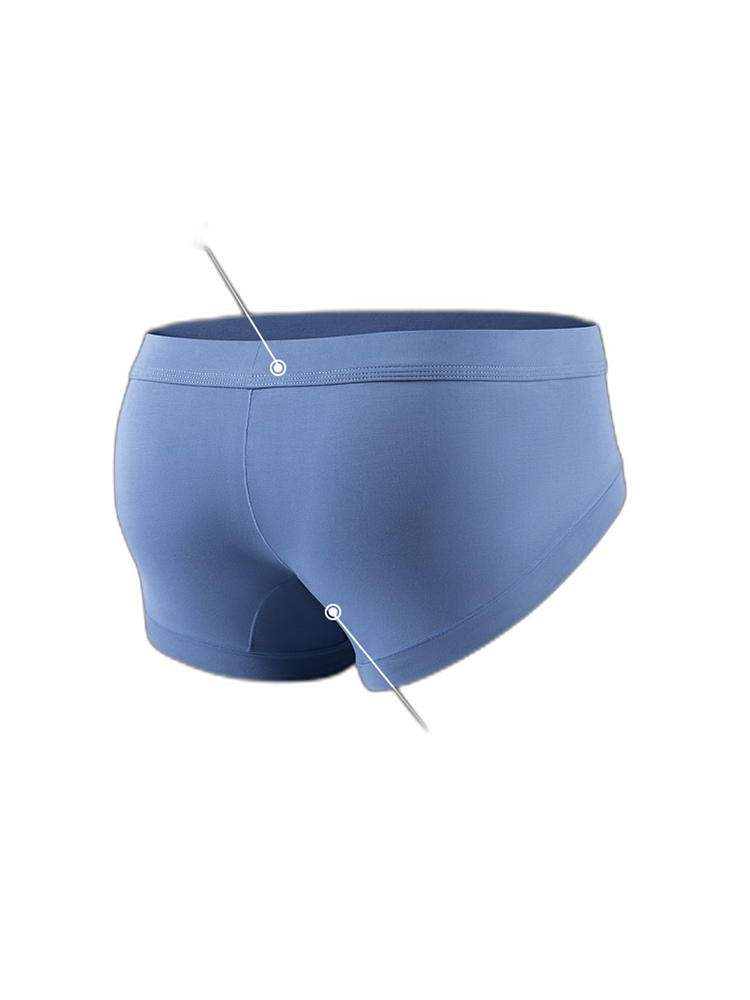 2 Pack Men's Breathable Pouch Separate Modal Briefs