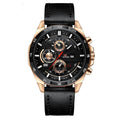 Men's Business Calendar Waterproof Quartz Watch - Multifunctional Casual Timepiece