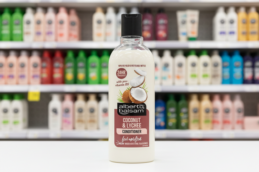 6 x Alberto Balsam Shampoo Kokosnuss & Litschi – 300 ml