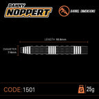 Winmau Danny Noppert 85% Pro-Series Tungsten Steeltip darts